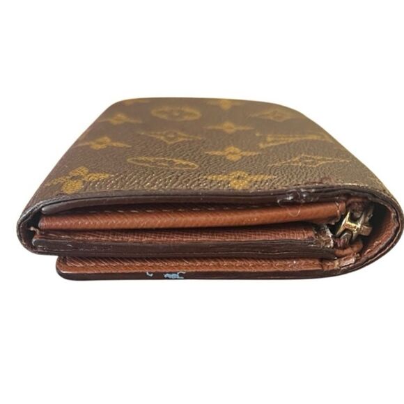 Louis Vuitton Brown Monogram Leather Bifold Wallet CA0929 Authentic - Picture 4 of 14